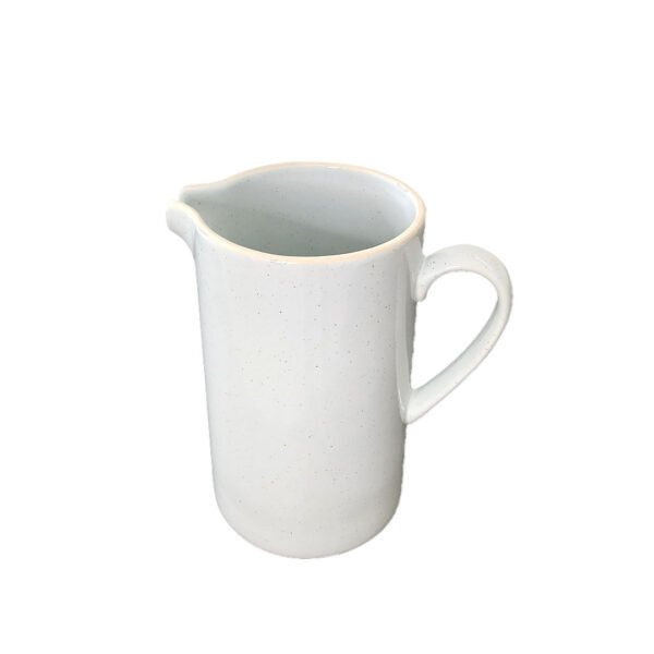 Ceramic Speckled Jug H 20cm D 11.4cm