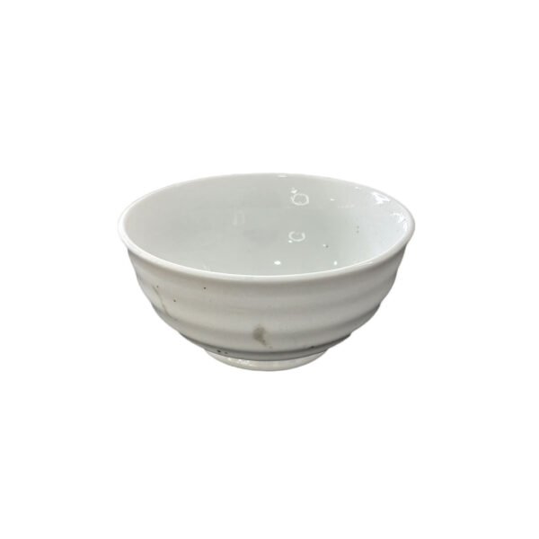 0045 Ceramic Speckled & Striped Bowl H5.8cm D13.5cm