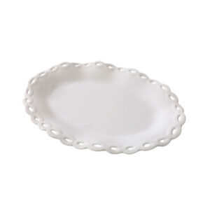 0053 Ceramic Oval Platter L30.5cm W21.5cm