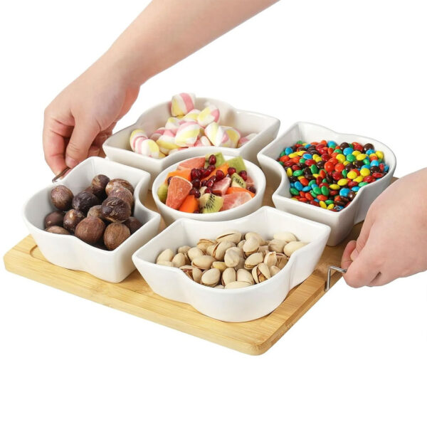 5-Grid-Ceramic-Snack-Tray