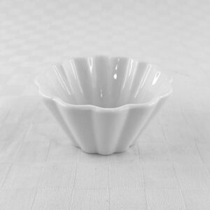 Ceramic Scalloped Bowl D10cm H4.5cm