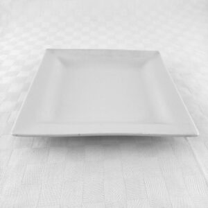 Ceramic Cream Square Plate L&W23cm H2.4cm