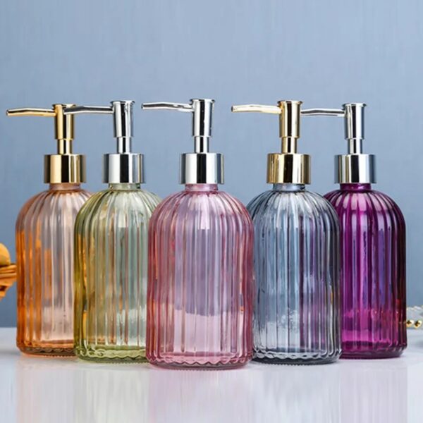 glass soap dispenser