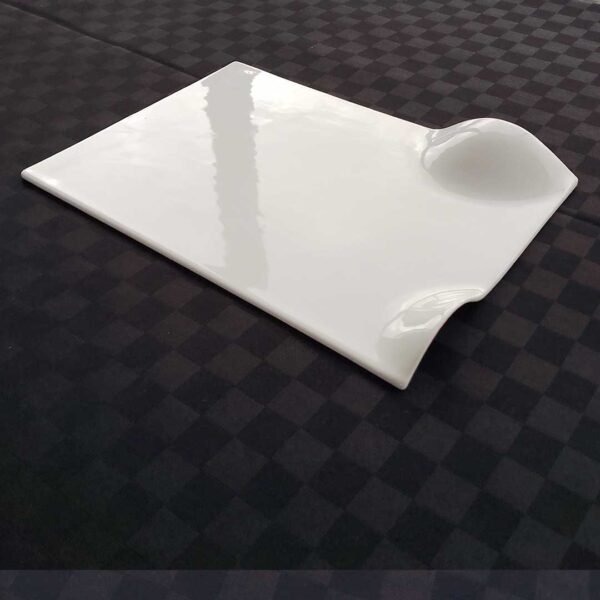 Ceramic Rectangular Flat Platter L30.2cm W21.7cm