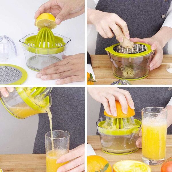 Manual Citrus Juicer + Collector Bowl