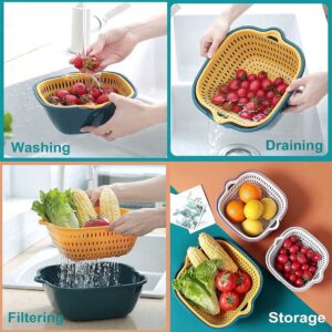 Multi-Layer-Drain-Bowls-Basket-Set-1 Multi-Layer Drain Bowls Basket Set