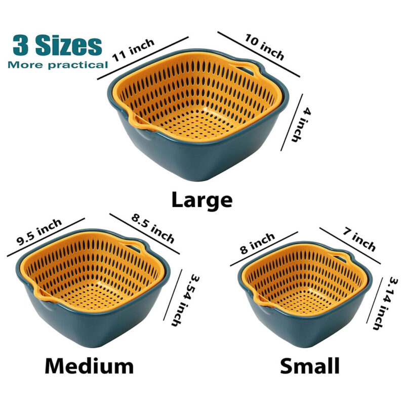 Multi-Layer-Drain-Bowls-Basket-Set-2 Multi-Layer Drain Bowls Basket Set