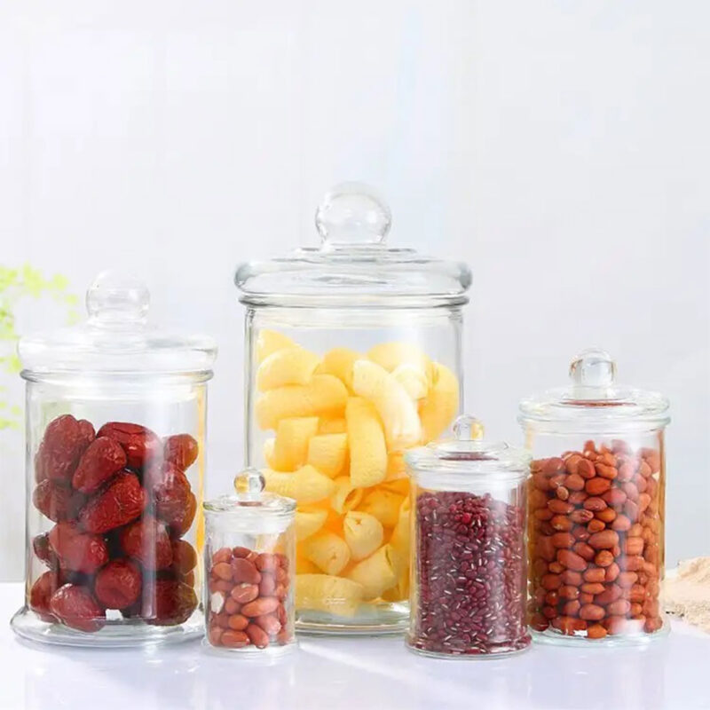 Pop Up Glass Jar