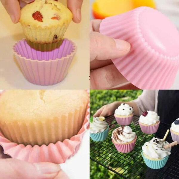 Silicone Cupcake Mold 12pc Set