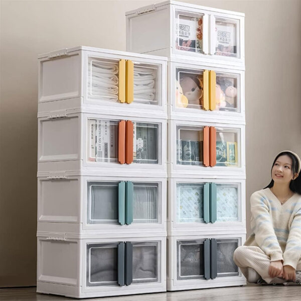 storage box with side doors