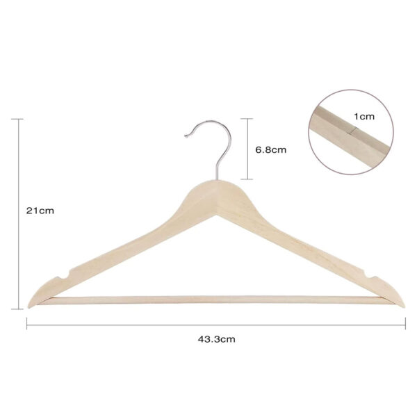 Wooden Hanger (Light Brown)