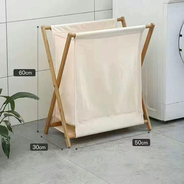 Foldable Bamboo Laundry Basket