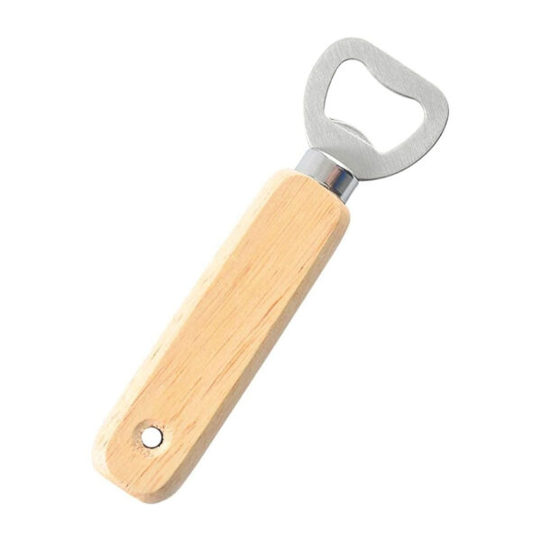Bottle Opener with Wooden Handle