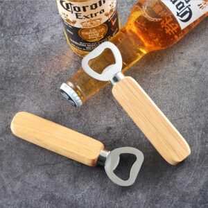 bottle opener wooden handle