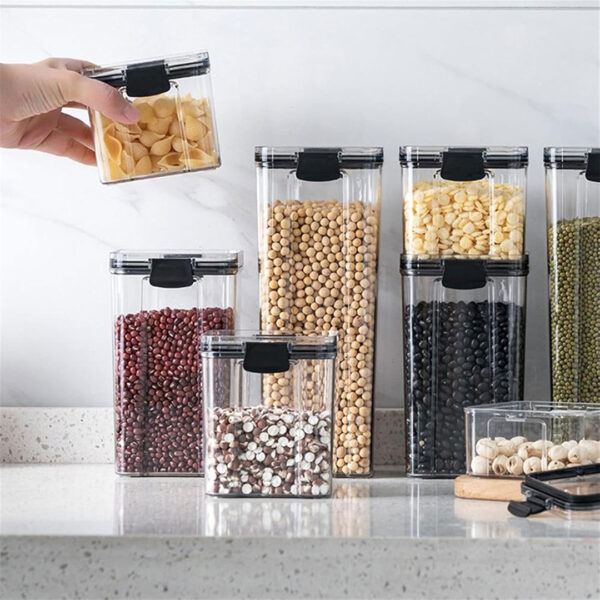 Acrylic Food Storage Containers – Stackable & Airtight