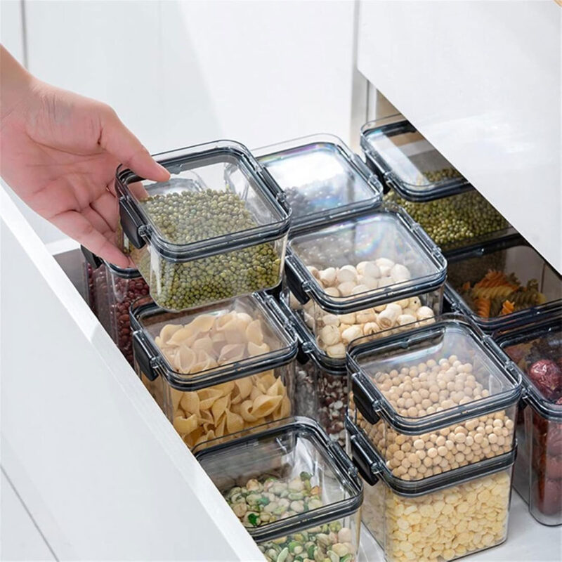 Acrylic Food Storage Containers – Stackable & Airtight