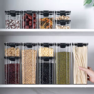 Acrylic Food Storage Containers – Stackable & Airtight