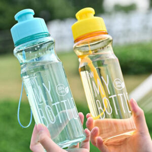 clear drinking water bottle