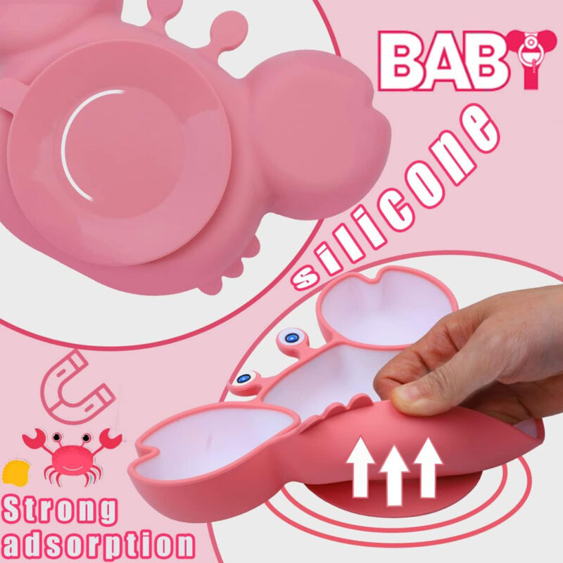 crab-shaped-silicone-plate-for-babies-3 crab-shaped-silicone-plate-for-babies