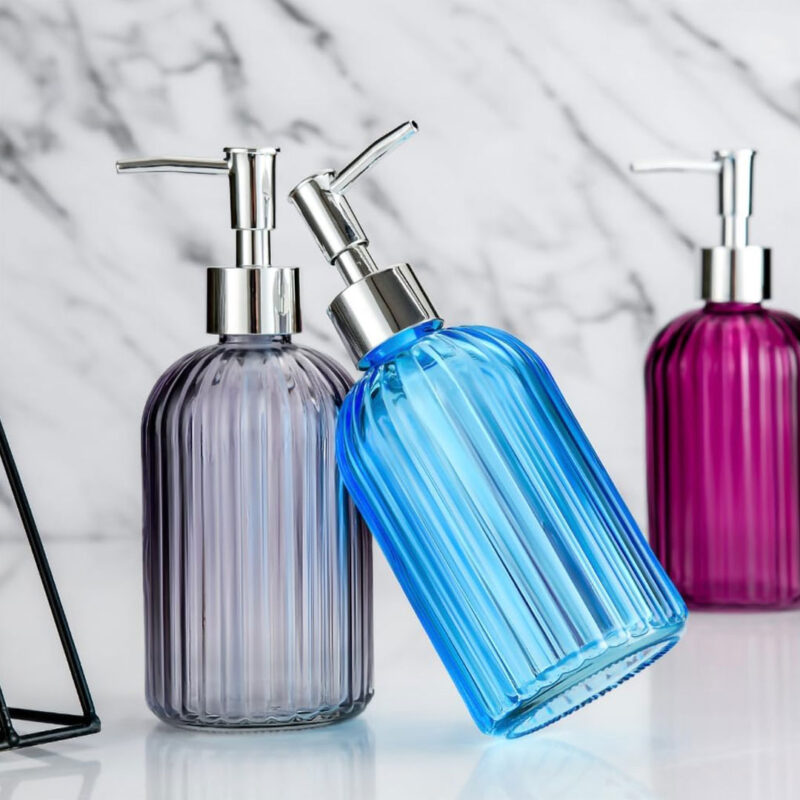 glass-soap-dispenser-1 Glass Soap Dispenser 420ml