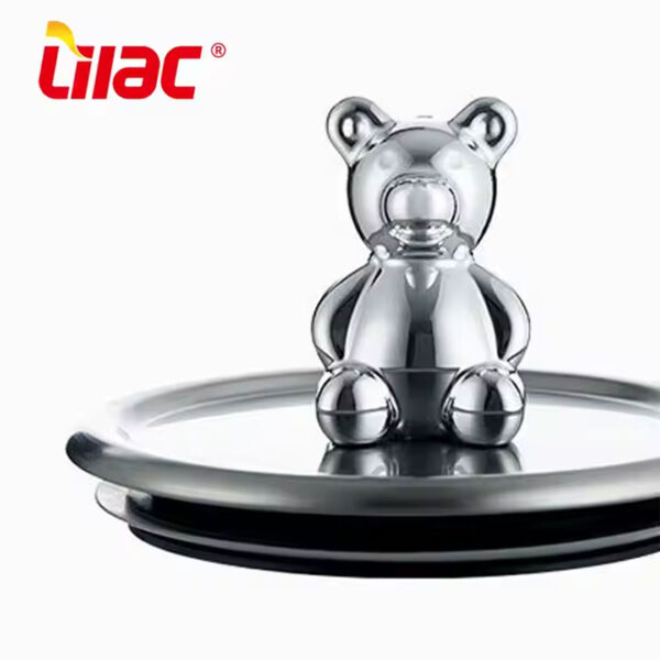 Glass Storage Jars with Bear Lid