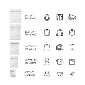 laundry washing bag set