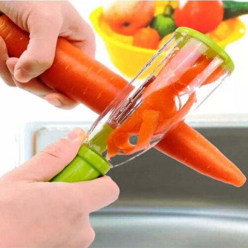 peeler with collector