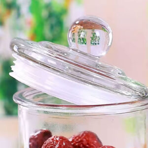Pop Up Food Storage Glass Jars