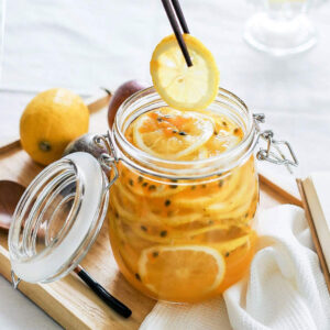 Airtight Glass Jars With Metal Clip (Rounded Bottom)