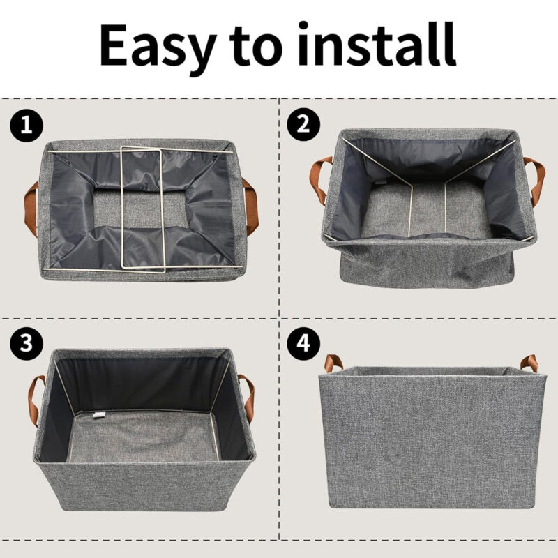 steel-framed-clothes-organizer-1 Steel Framed Foldable Clothes Organiser