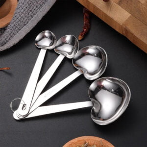 steel measuring spoon set