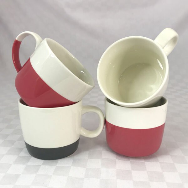 ceramic coloured mugs