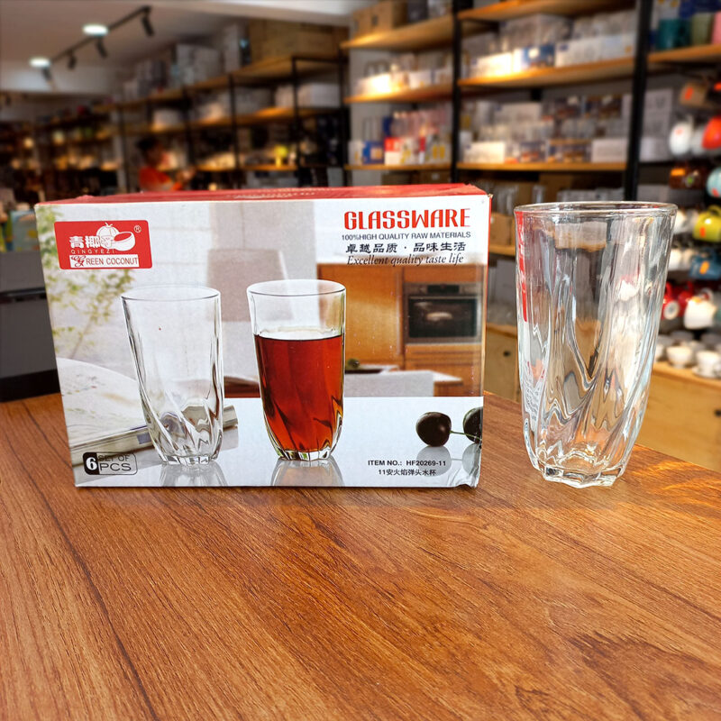 0499-300ml-Glass-(6pc-Set) Juice/Water Glass 6pc Set 300ml