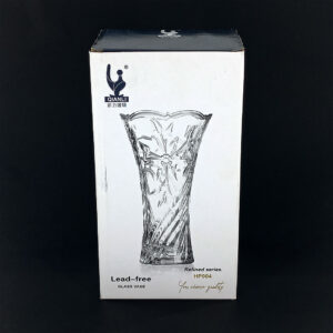 23.5cm glass vase