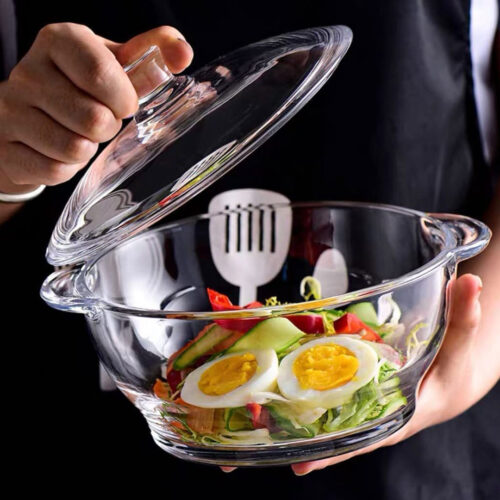 Glass Bowl with Lid