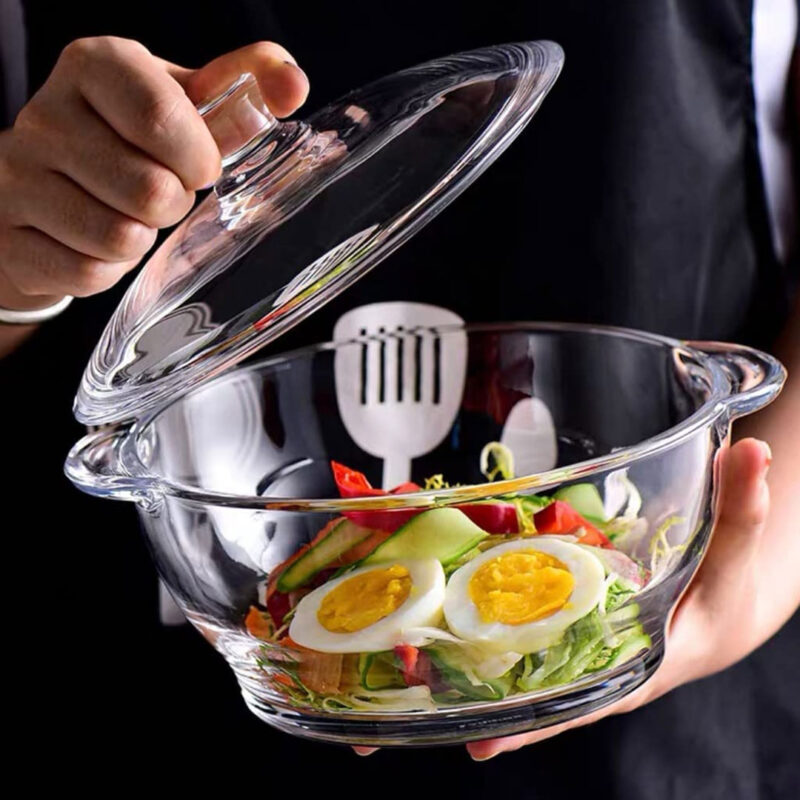 Glass Bowl with Lid