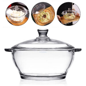 Glass Bowl with Lid