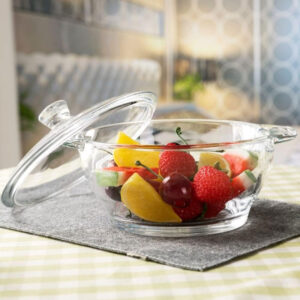 Glass Bowl with Lid
