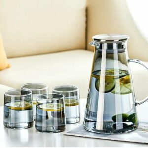 616I+5+CTlL._SL1080_ 7pc 1950ml Jug Set Borosilicate Smoky Grey