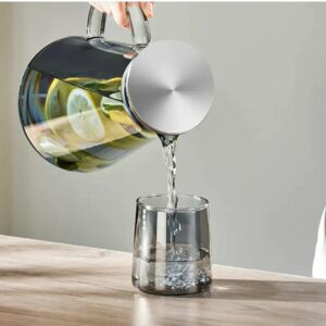 61D5VtwVtgL._SL1080_ Jug Set Borosilicate Smoky Grey 1950ml