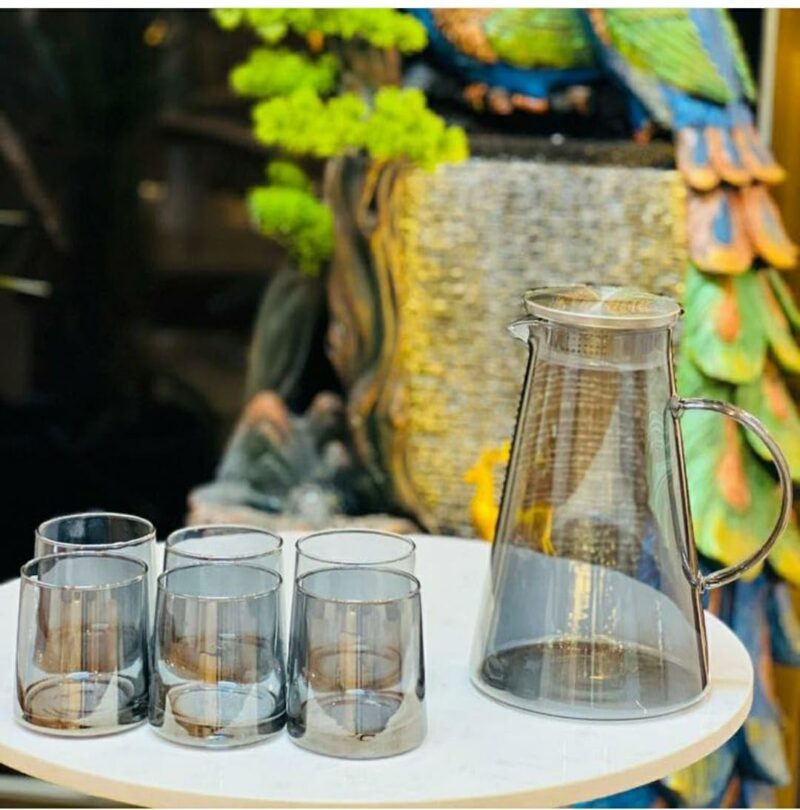 61xh-2VTOFL._SL1093_ Jug Set Borosilicate Smoky Grey 1950ml