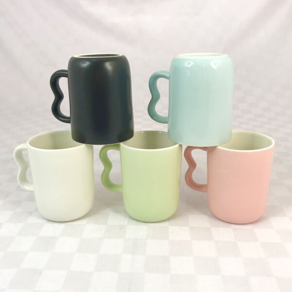 Ceramic Mug 200ml Multi Coloured