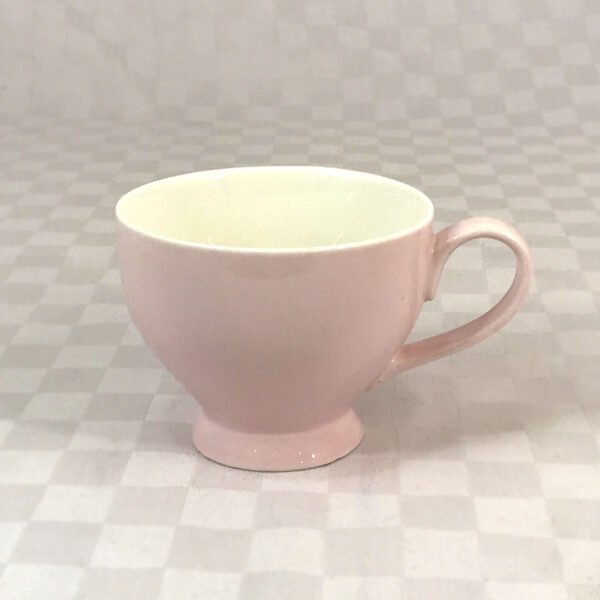 light pink ceramic cup