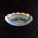 Glass Bowl Rainbow 22cm P110Q