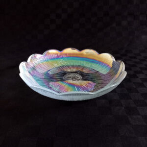 Glass Bowl Rainbow 22cm P110Q
