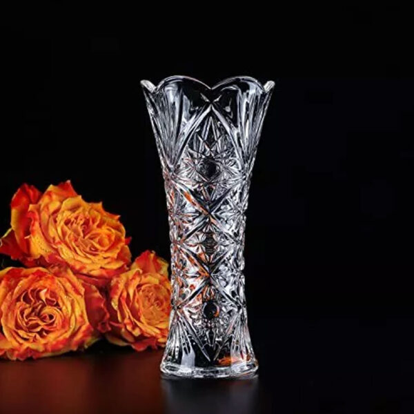 23.5cm Elegant Glass Vase
