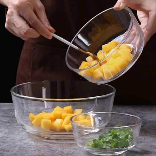 Clear Glass Bowl (Per Pc)17.5cm W803-1