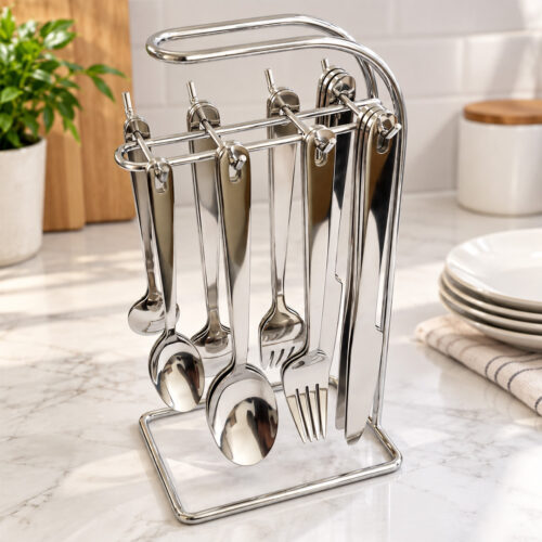 24pc stainless steel cutlery set