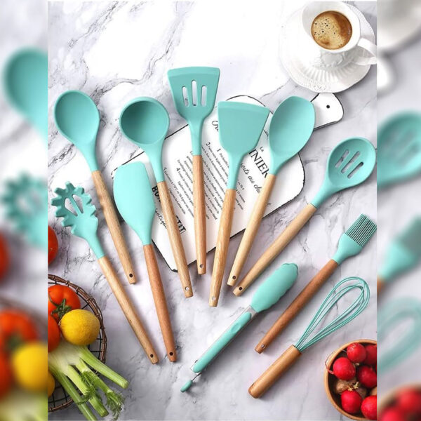 12pc silicone Kitchen Utensils Set