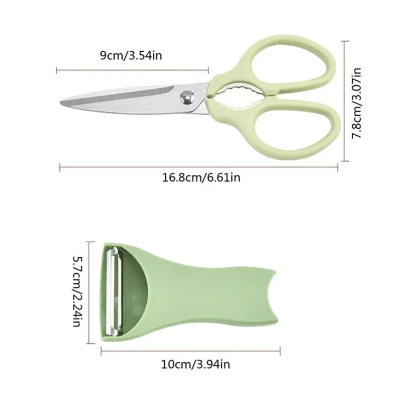scissor-with-peeler-set-2 Kitchen Scissors and Peeler Set